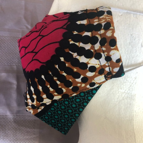 Ankara print face mask - Picture 6 of 10